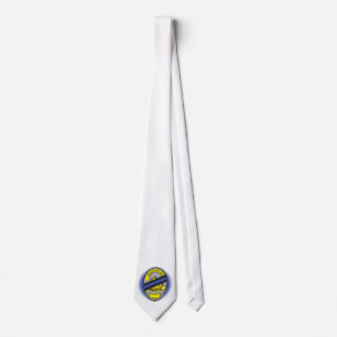Corbata Blue Line fino Badge