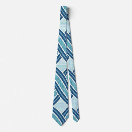 Corbata Blue Lines Pattern