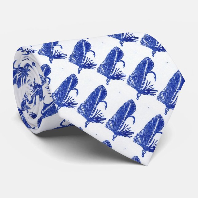 Corbata "Blue" Matuka Streamer" Trout Fly (Enrollado)