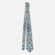 Blue Nouveau Tie