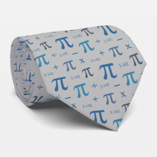 Corbata Blue PII 3.142 Matemáticas
