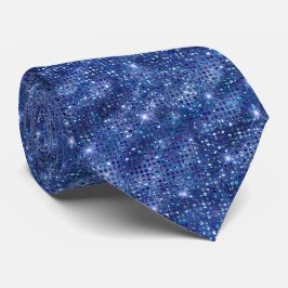 Corbata Blue Purpurina Tie