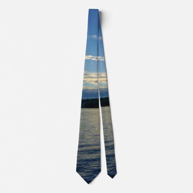Corbata Blue Sunset Lake Of Ozarks Necesario (Anverso)