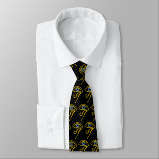 Corbata BLUE TALISMAN / GOLD HORUS OYO Patrón negro