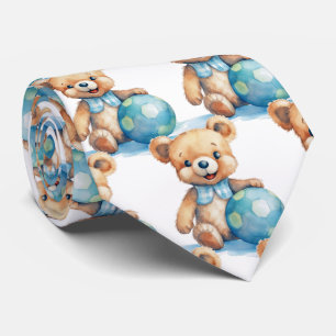 Corbata Blue Teddy Bear