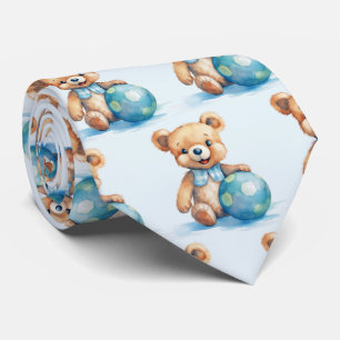 Corbata Blue Teddy Bear