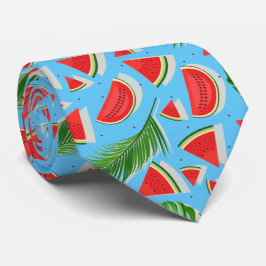 Corbata Blue Watermelon Leaf Necea