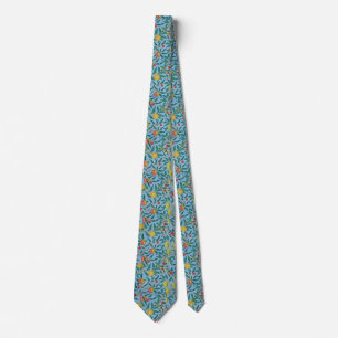 CORBATA BLUE WILLIAM MORRIS