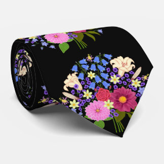Corbata Blumenstrauss Black Neck Tie