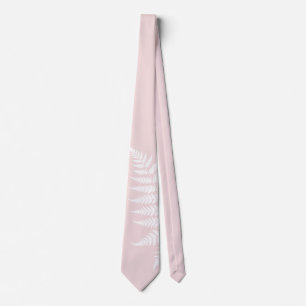 Corbata Blush Rosa Blanco Helecho Simplemente Elegante Bod