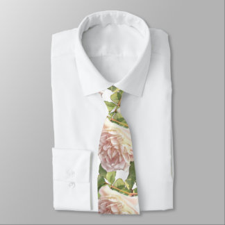 Corbata Blushing Ivory Peach Rosa