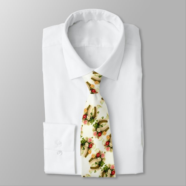 Corbata Boda de herradura afortunada (Atado)