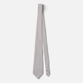 Corbata Boda de Iniciales Groom Groomsmen Light Grey