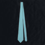 Corbata Boda de Iniciales Purist Blue Groom y Groomsmen<br><div class="desc">Corbatas azul purista para que el novio y sus padrinos coincidan con nuestras suites bodas azul purista. Escondido en la parte de atrás, puedes personalizar fácilmente las iniciales, así que no hay duda de quién es la corbata. El color y el tipo de letra de las iniciales, así como el...</div>