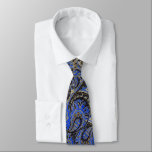 Corbata Boda de los colores de paisley negro y marea negra<br><div class="desc">Cualquier Tie que no esté impreso delante y atrás puede ser personalizado por usted para tener la impresión en la parte posterior también. Simplemente desplácese hacia abajo y haga clic en "personalizar más adelante" en la ventana emergente Personalizar plantilla y seleccione todo y copie y, a continuación, seleccione la parte...</div>