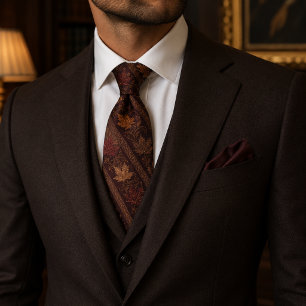 Corbata Boda de Lujo Otoño Arce Regencia