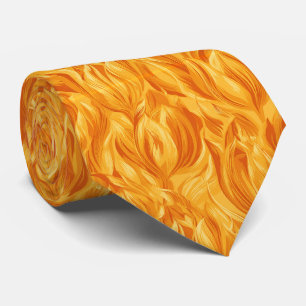 Corbata Boda de Otoño Estampado de Tulipán Aniversario