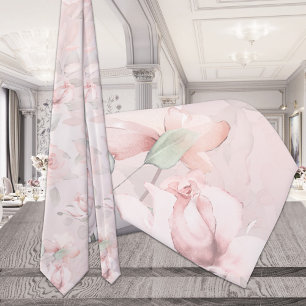 Corbata Boda de Rosa del Jardín Secreto de Rosa Blush Romá