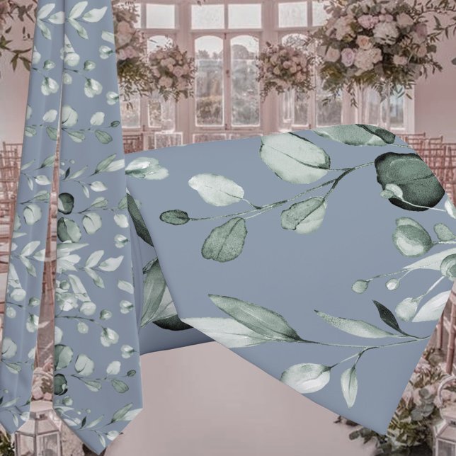 Corbata Boda de vegetación de eucalipto de sabio plateado  (Subido por el creador)