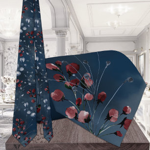 Corbata Boda elegante de la Marina de Borgoña