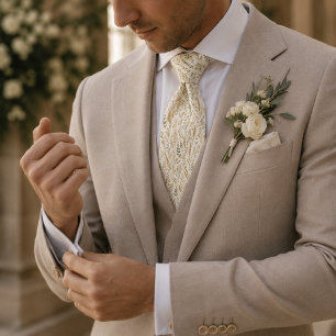 Corbata Boda Elegante en el Prado de Trigo