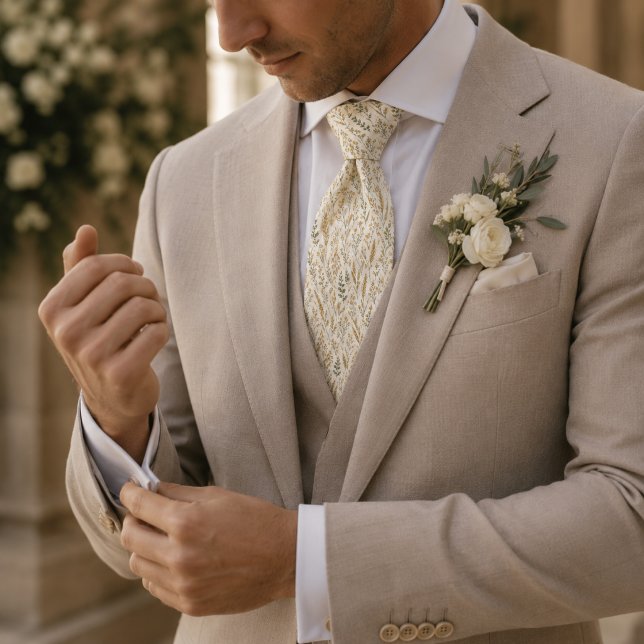 Corbata Boda Elegante en el Prado de Trigo (Subido por el creador)