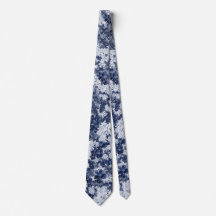 Corbata boda floral azul para hombres