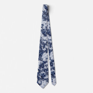 Corbata boda floral azul para hombres