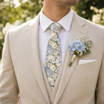 Boda floral de Hortensia Azul Polvoriento