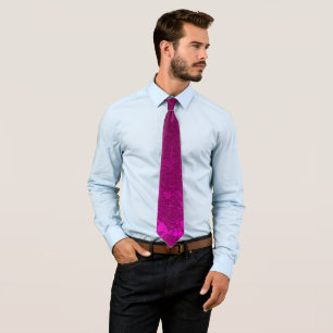 Corbata Boda formal elegante de color rosa cálido de Fuchs