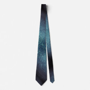 Corbata Boda moderna del Día del Padre Navy Brillo Chispas