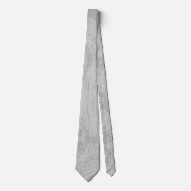 Corbata Boda natural rural de madera de grano de madera rú (Anverso)