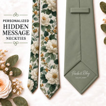 Boda Personalizada del Novio con Flores en Verde S