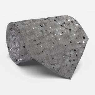 Corbata Boda Purpurina de espárragos de plata