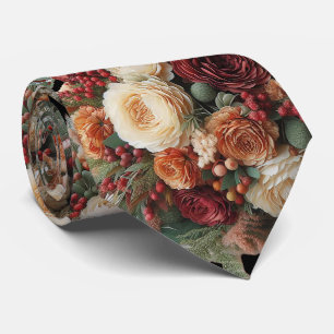 Corbata Boda Romantic Fall Floral Grooms