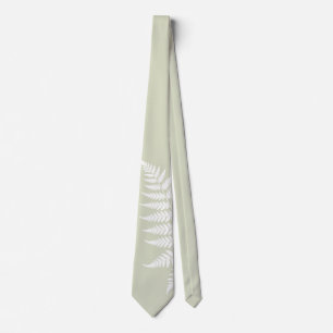 Corbata Boda Simple y Elegante Verde Salvia Claro Helecho