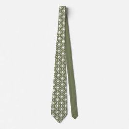 Corbata Boda Verde Groovy de Retro 70