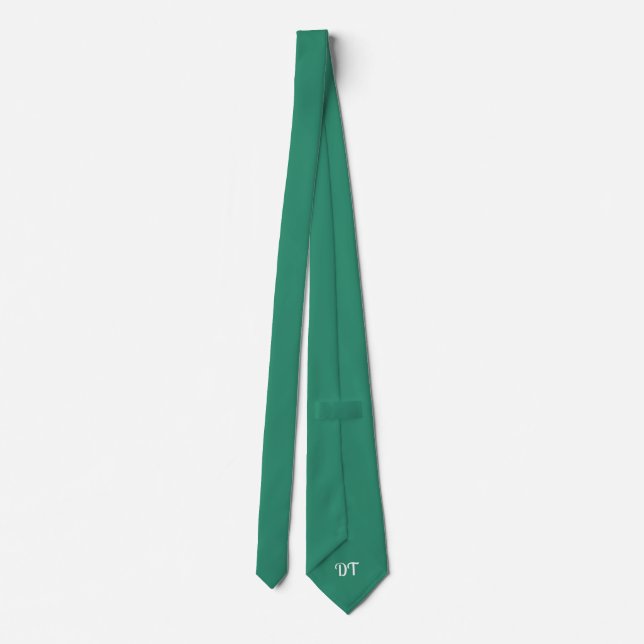 Corbata Boda viridiano personalizado Groom Neck Tie (Reverso)