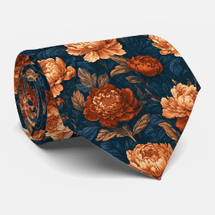 Corbata Bodas de viñedo de flores de peonía para hombre