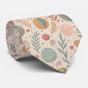 Corbata Bohío Botánico Moderno Minimalista y Geométrico