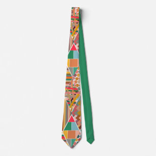 Corbata Boho Crazy Quilt