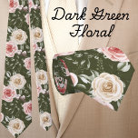 Corbata Boho Dark Sage Green Rubor Cream Floral Necesario<br><div class="desc">Boho Dark Sage Green Rubor Cream Floral Neck Tie Añade un toque de fantasía y romanticismo a tu look de día de boda con el Boda Boho Dark Sage Green Tie, con las flores de color de agua de Rubor y los Rosas de crema Floral Neck Tie. Diseñado con una...</div>
