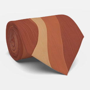 Corbata Boho Moda Earthy Swirls Necs Tie