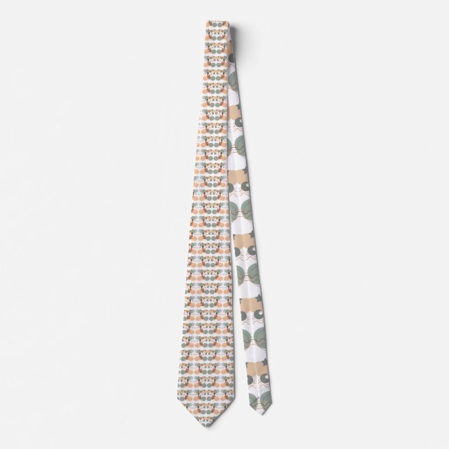 Corbata Boho modern geometric wallpaper (Anverso)
