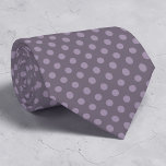 Corbata  Boho Plum Mini Polka Dots Necktie<br><div class="desc">This eye-catching necktie features a vibrant plum hue adorned with charming mini polka dots,  exuding a playful and stylish boho vibe. Perfect for adding a pop of color and personality to any outfit,  this necktie is a versatile accessory that effortlessly elevates your look.</div>