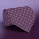 Corbata  Boho Purple Mini Polka Dots Necktie<br><div class="desc">This eye-catching necktie features a vibrant purple hue adorned with charming mini polka dots,  exuding a playful and stylish boho vibe. Perfect for adding a pop of color and personality to any outfit,  this necktie is a versatile accessory that effortlessly elevates your look.</div>