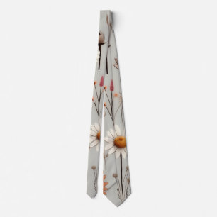 Corbata Boho Wildflower Nece Tie
