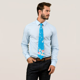 Corbata Bola de nieve y hombre de nieve con antecedentes 2