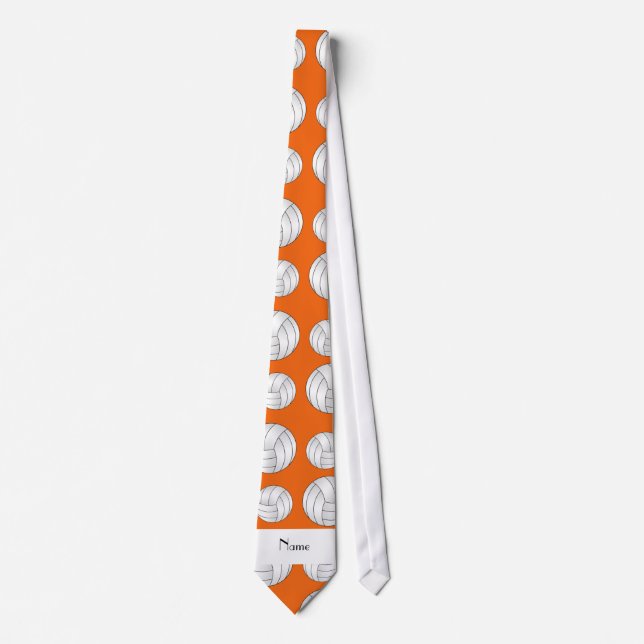 Corbata Bolas anaranjadas conocidas personalizadas del (Anverso)
