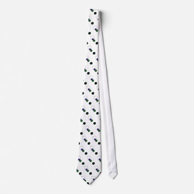 Corbata Bolas de croquet (Anverso)